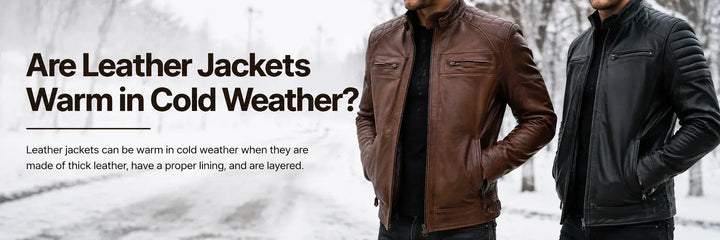 Are Leather Jackets Warm in Cold Weather?