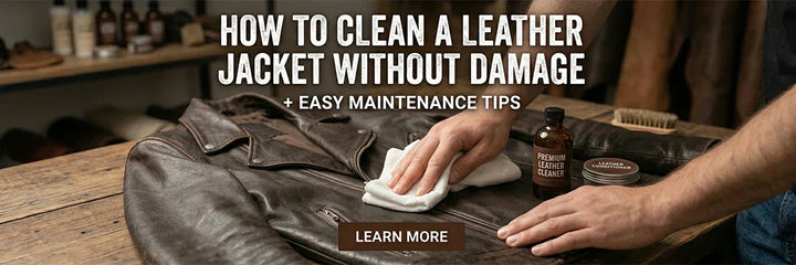 How to Clean a Leather Jacket Without Damage + Easy Maintenance Tips