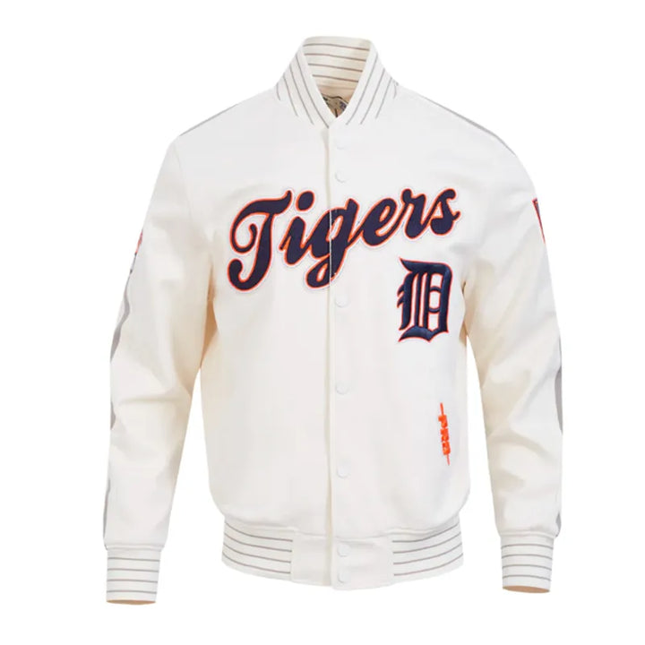 Detroit Tigers Logo Game Day Eggshell Jacket