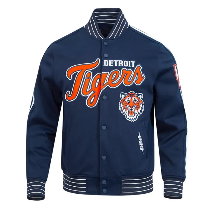 Detroit Tigers Current Logo Game Day Navy Jacket