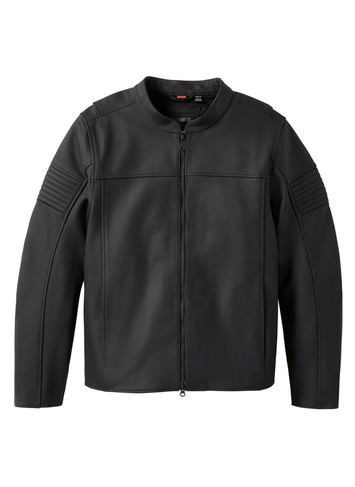 Leather Riding Jacket black