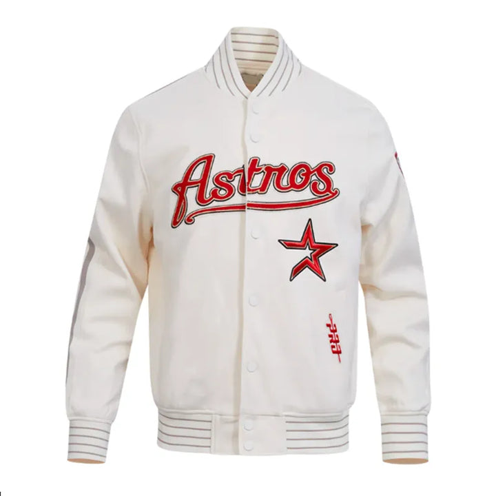 Houston Astros Logo Game Day Eggshell Jacket