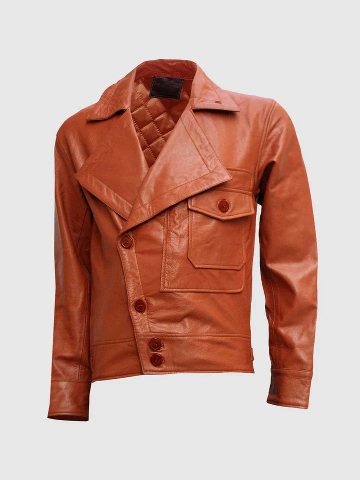 Classic Tan Leather Jacket