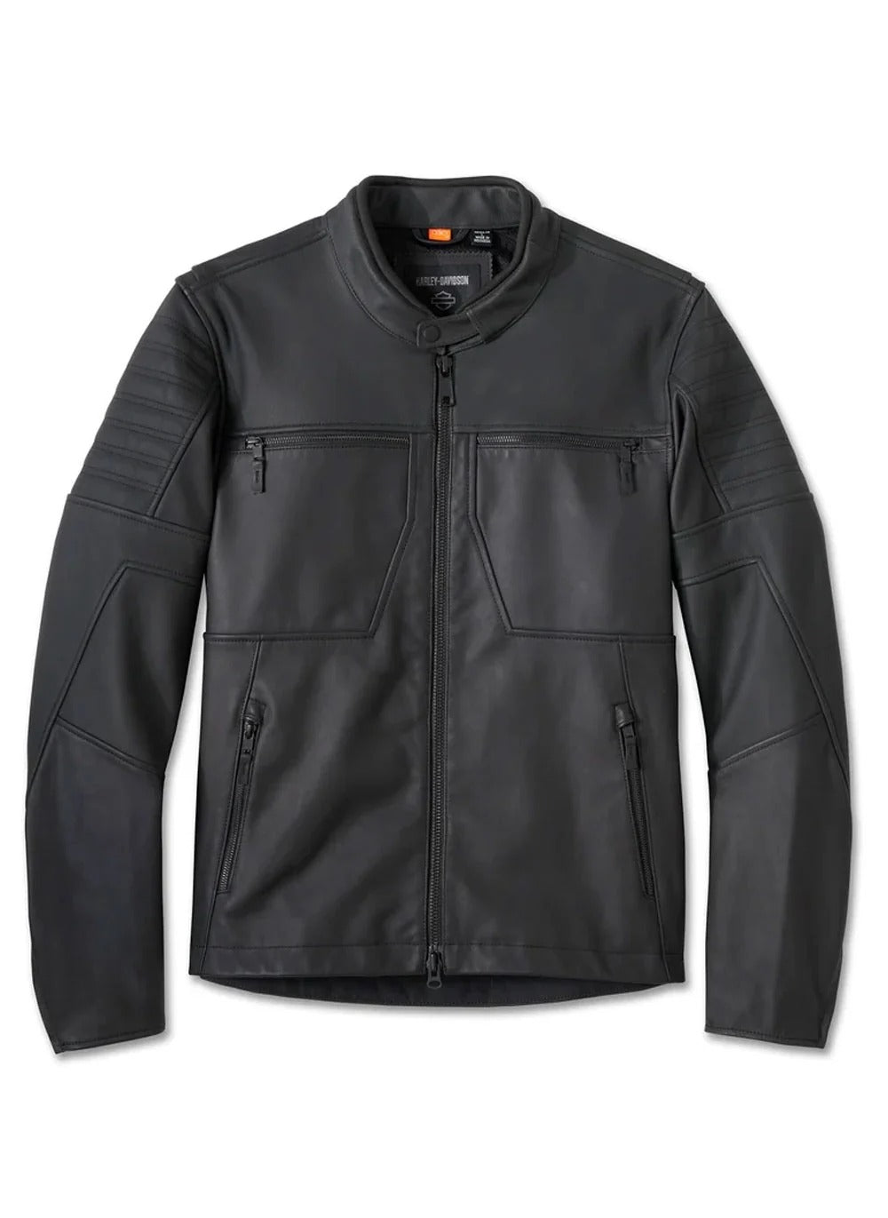Leather Riding Jacket black
