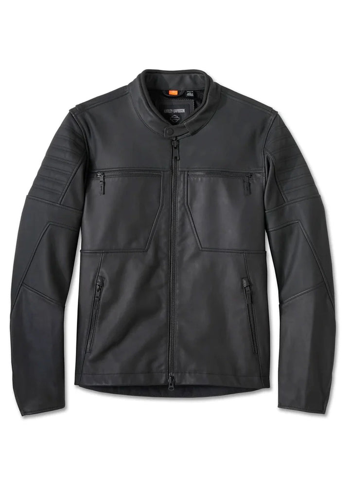 Leather Riding Jacket black