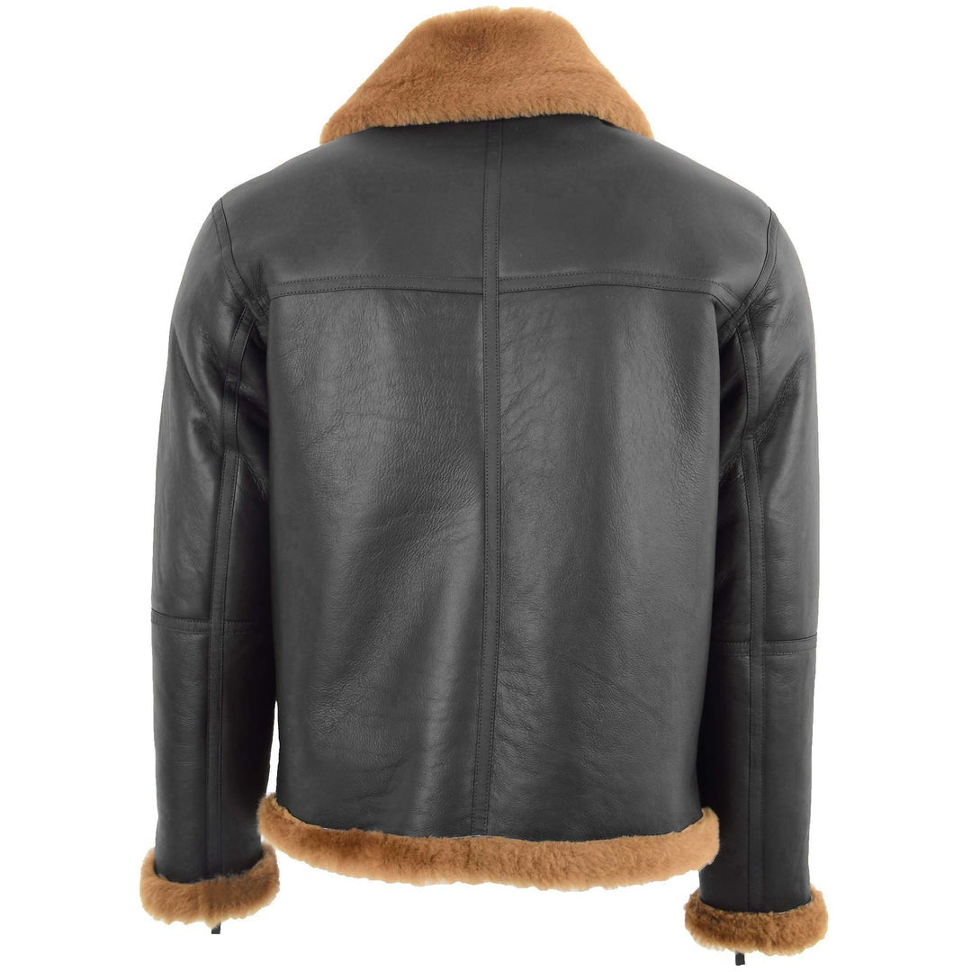 Original RAF Flying Sheepskin Jacket Tyler Brown Ginger