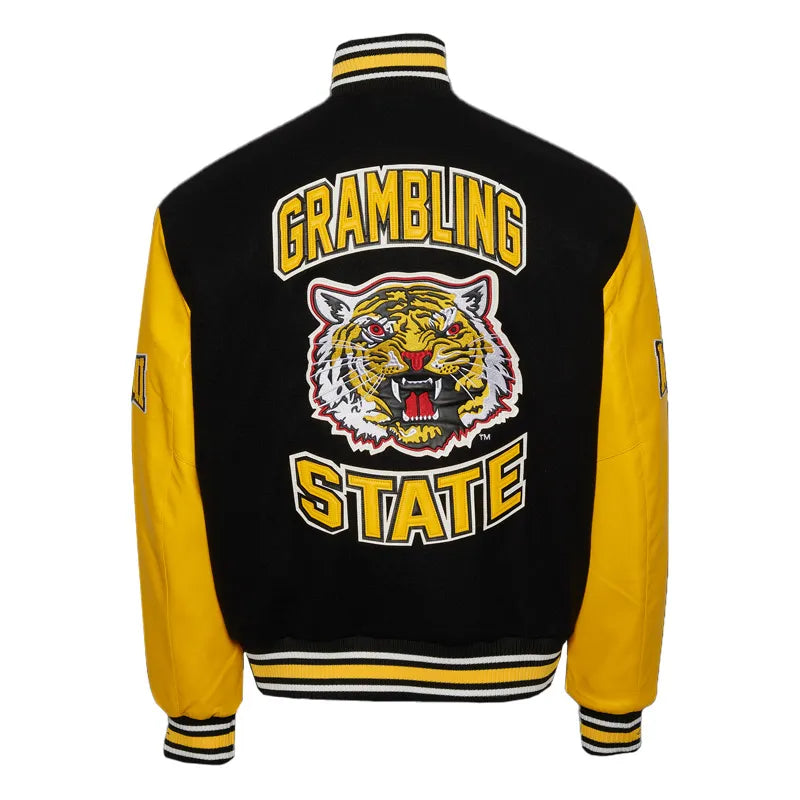 Grambling State University Black and Gold Varsity Jacket