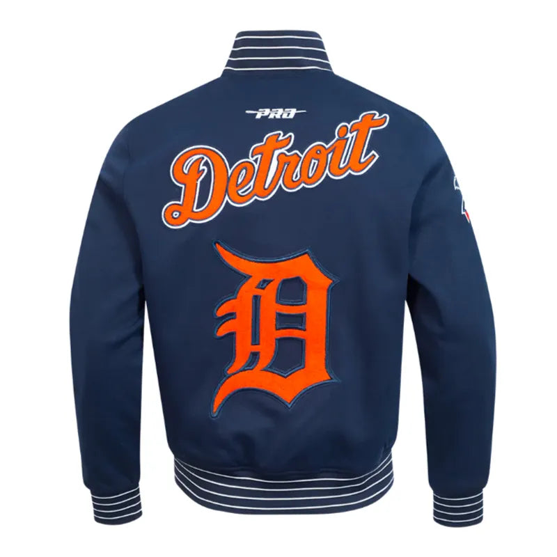 Detroit Tigers Current Logo Game Day Navy Jacket