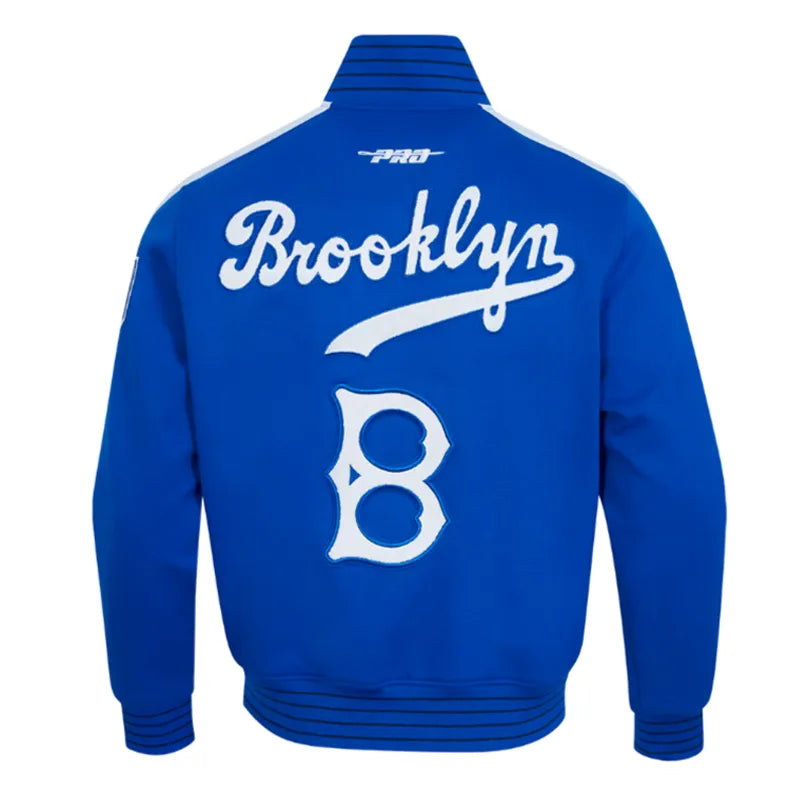 Brooklyn Dodgers Logo Game Day Royal Jacket