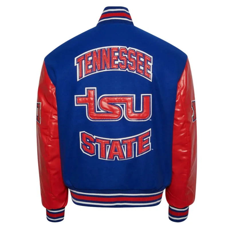 Tennessee State University Royal and Red Varsity Jacket