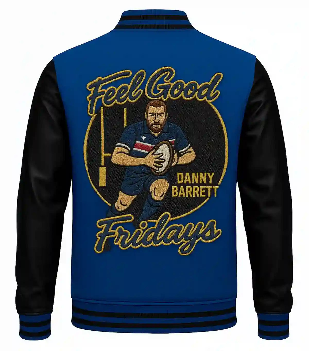 Stegaro Gridson Feel Good Fridays Danny Barrett Varsity Jacket