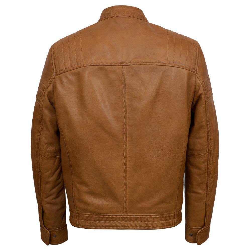 Premium Stylish Brown Fashion Leather Jacket for Men