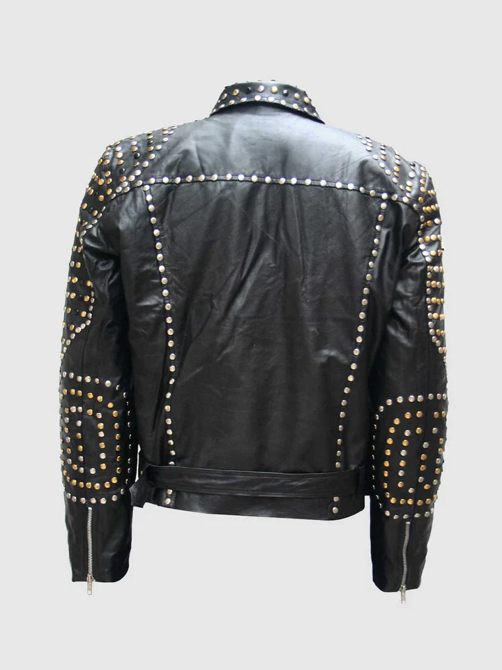Leather Jacket With Studs