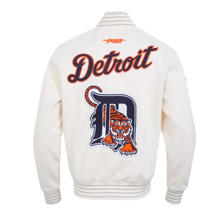 Detroit Tigers Logo Game Day Eggshell Jacket