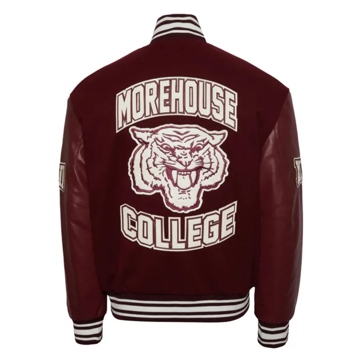 Morehouse College Maroon Varsity Jacket