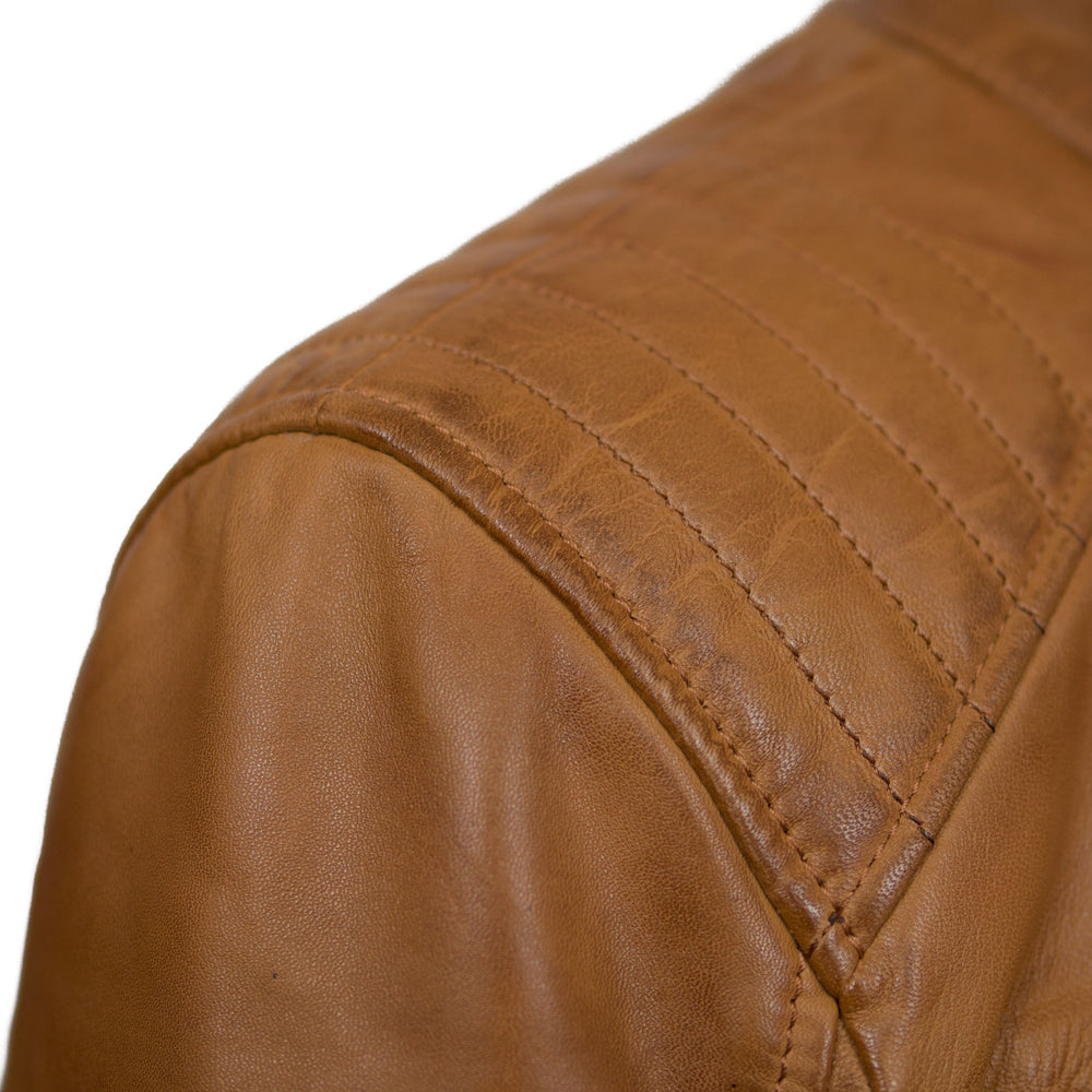 Premium Stylish Brown Fashion Leather Jacket for Men