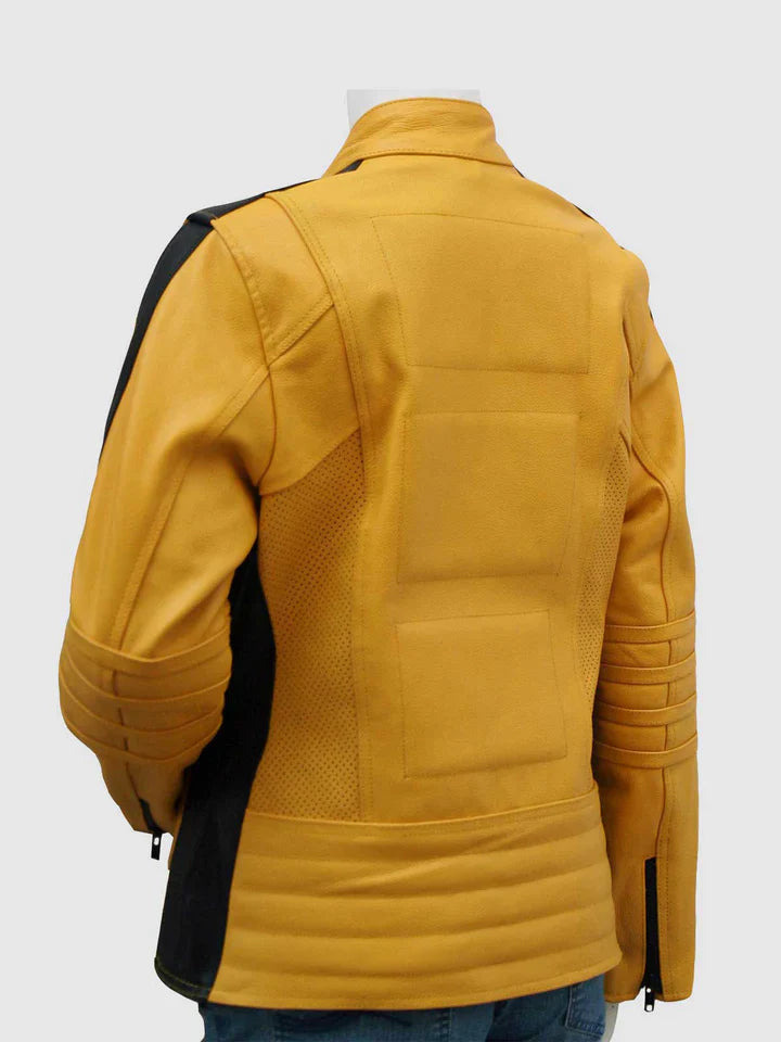 Yellow Motorcycle Jacket