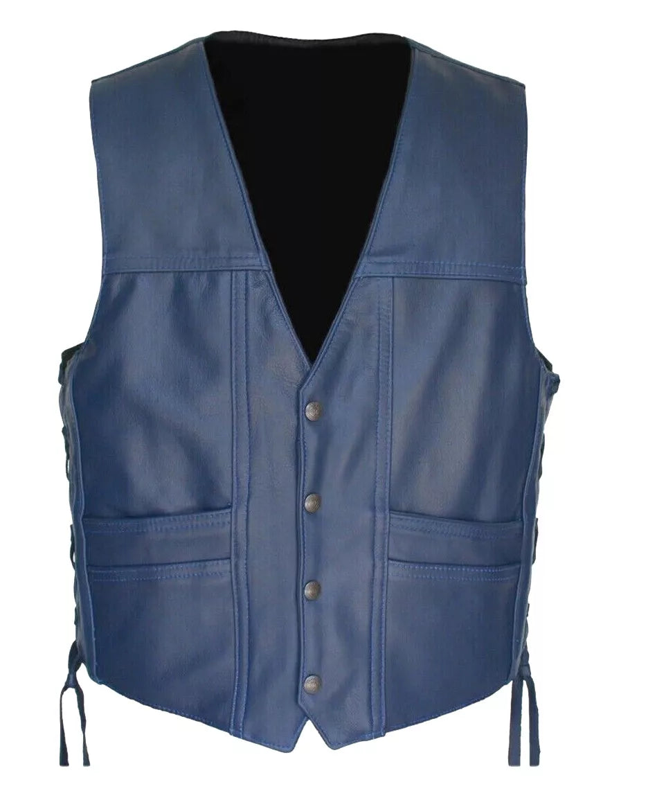 Genuine Leather Club Vest – Rugged, Stylish, and Built to Last