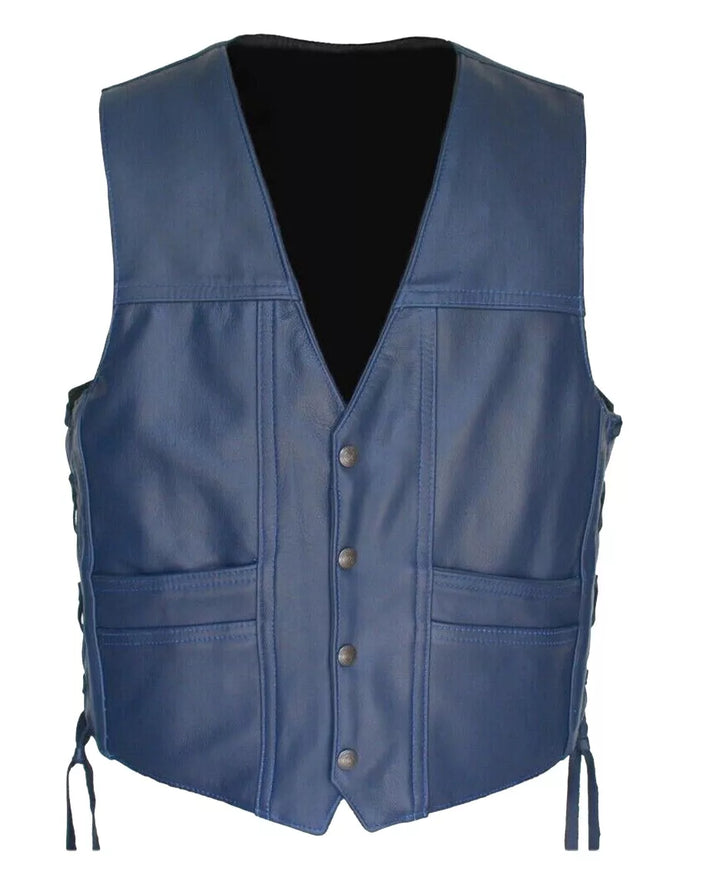 Genuine Leather Club Vest – Rugged, Stylish, and Built to Last