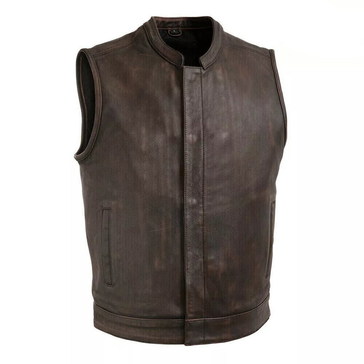 Kaida Leathers Luxury Leather Vest – Modern Streetwear Meets Classic Craft