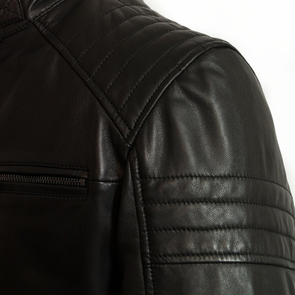 Premium Stylish Black Fashion Leather Jacket for Men
