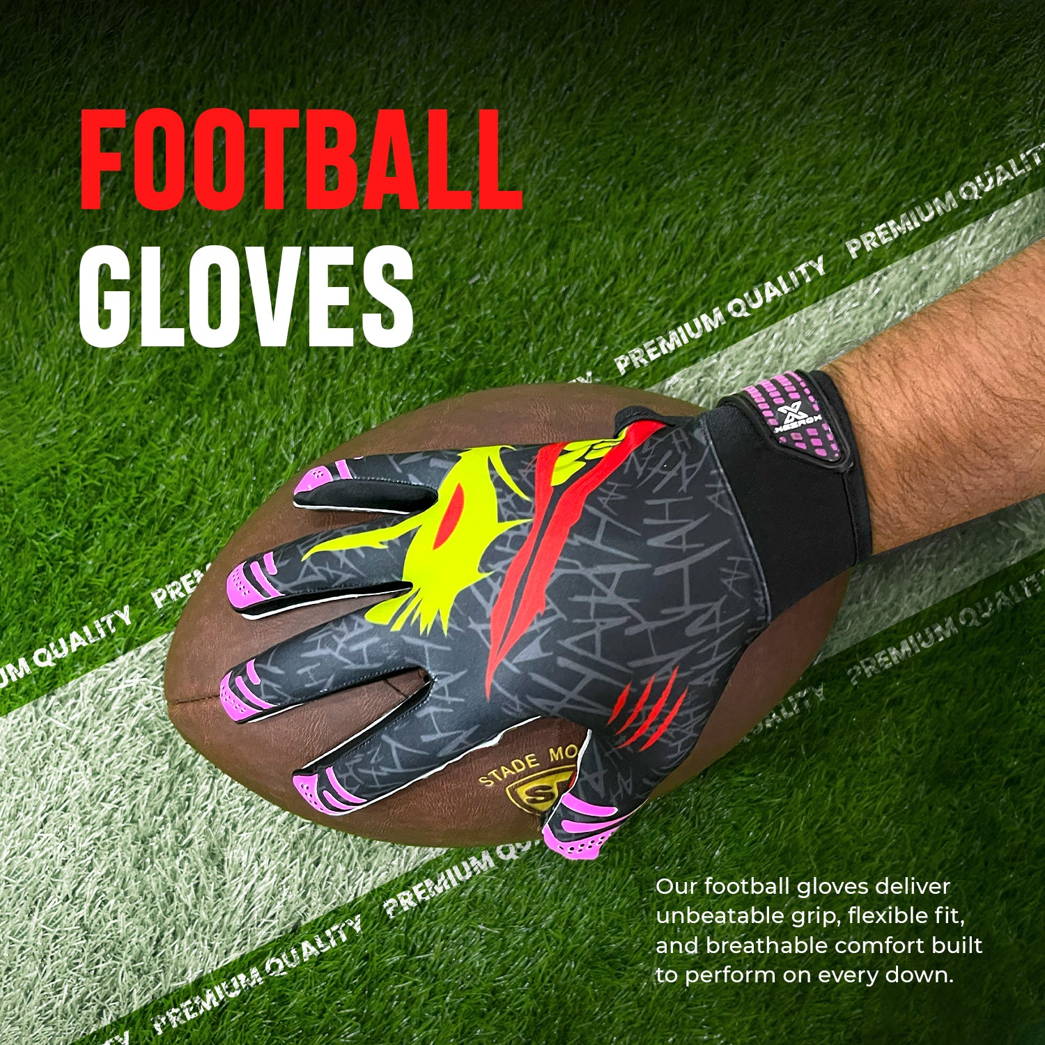 Xezrox Wear Football Gloves – Youth & Adults Kids Sizes