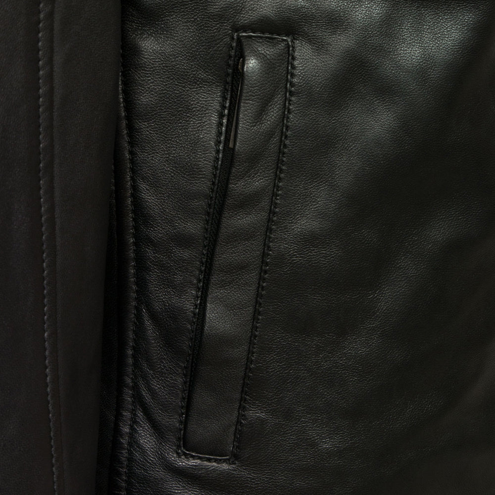 Premium Stylish Black Fashion Leather Jacket for Men