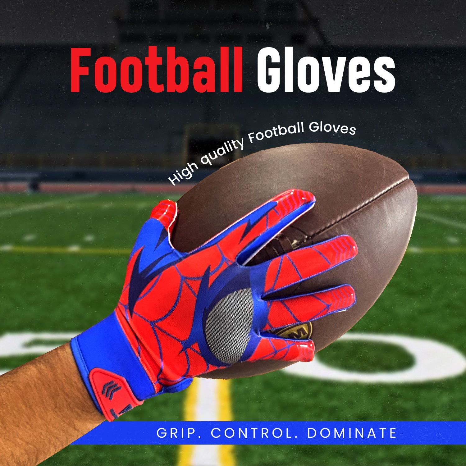 Xezrox Wear Football Gloves – Youth & Adults Kids Sizes