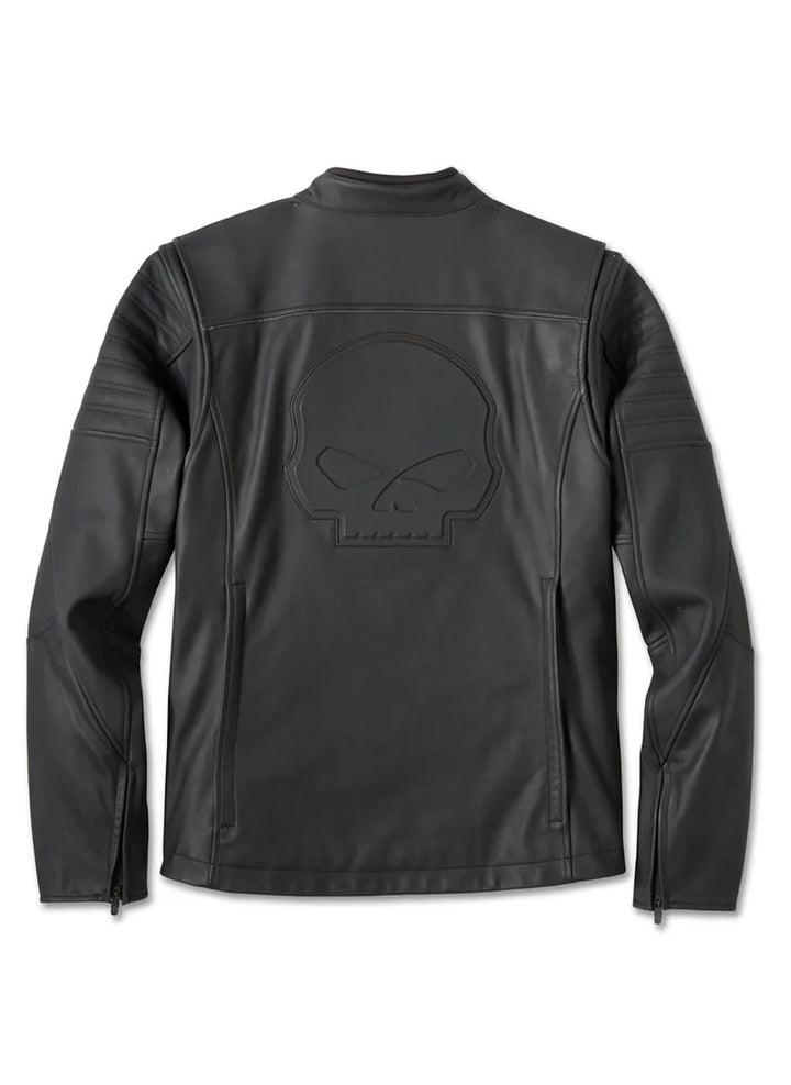 Leather Riding Jacket black