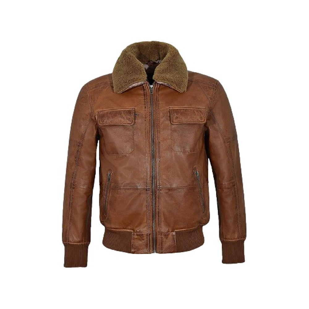 Men’s AIR Force Aviator Brown Bomber Jacket