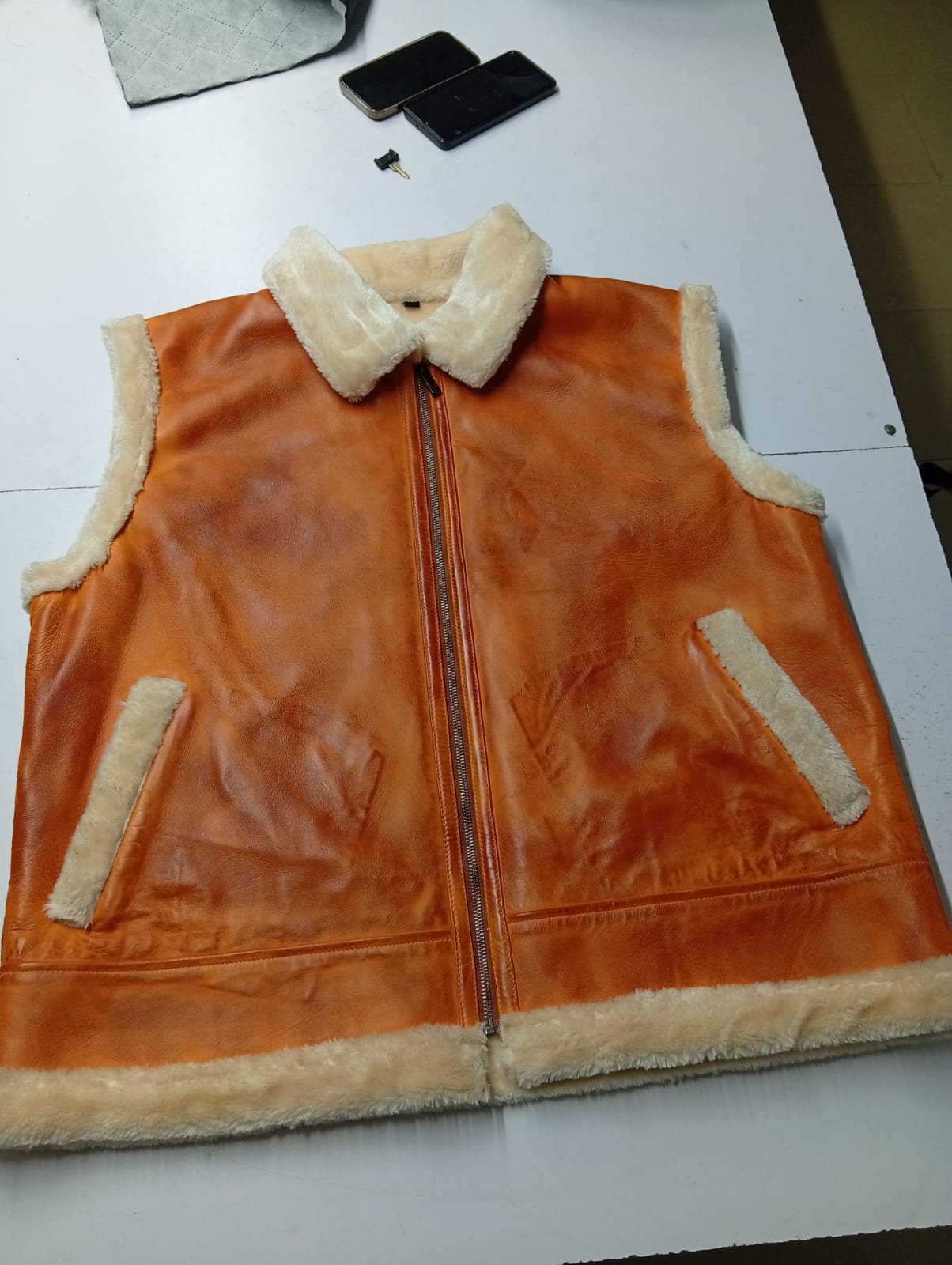 Men’s Aviator Shearling Vest
