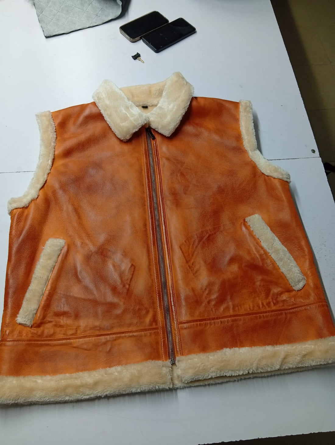 Men’s Aviator Shearling Vest