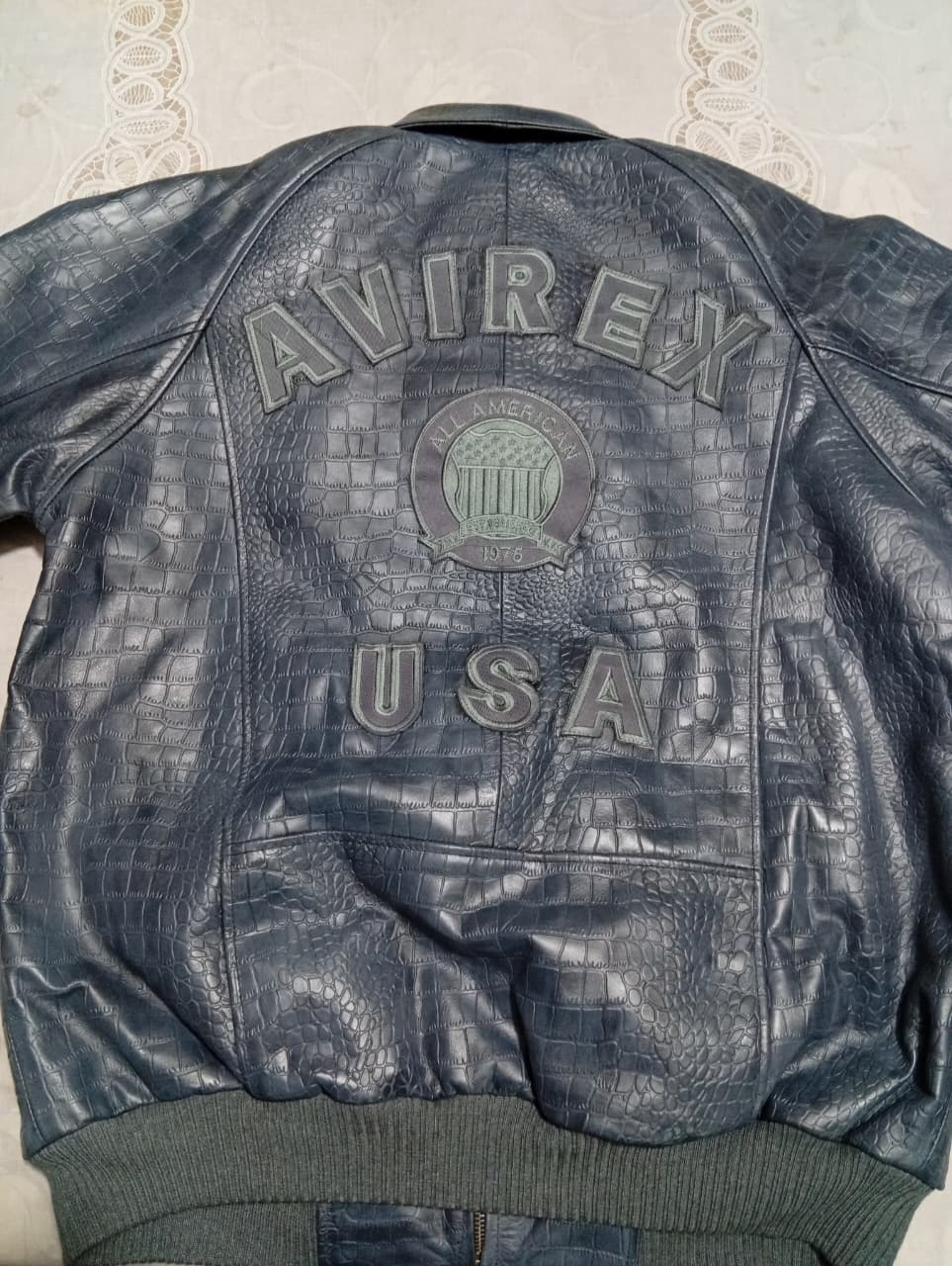 LIMITED EDITION DISTRESSED CROC ICON JACKET