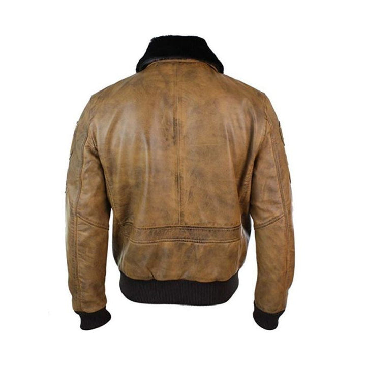 Mens Aviator Bomber Jacket