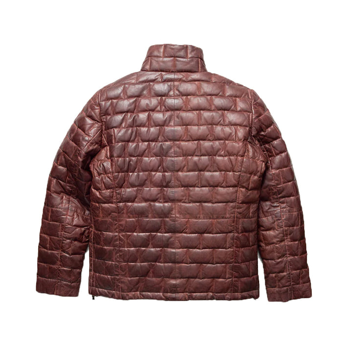 Men’s Black Puffer Hooded Quilted Jacket