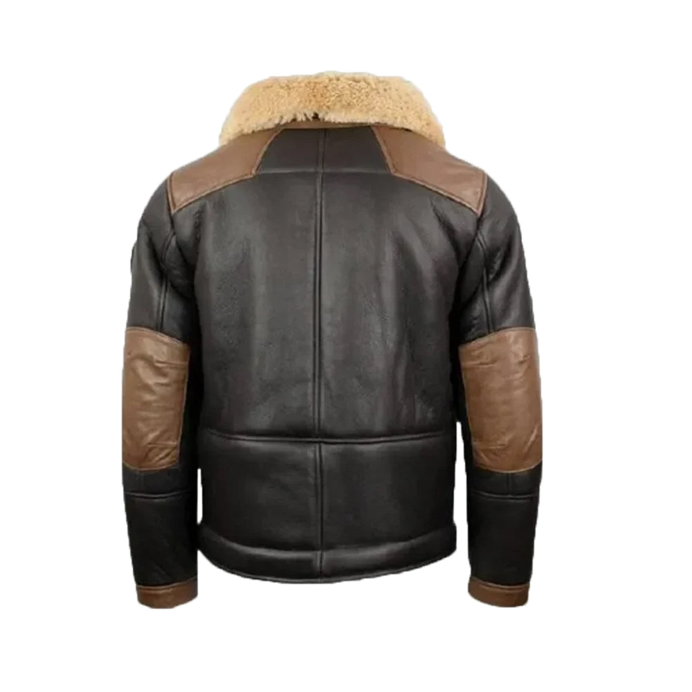 Jones-SF Shearling Bomber Black Jacket