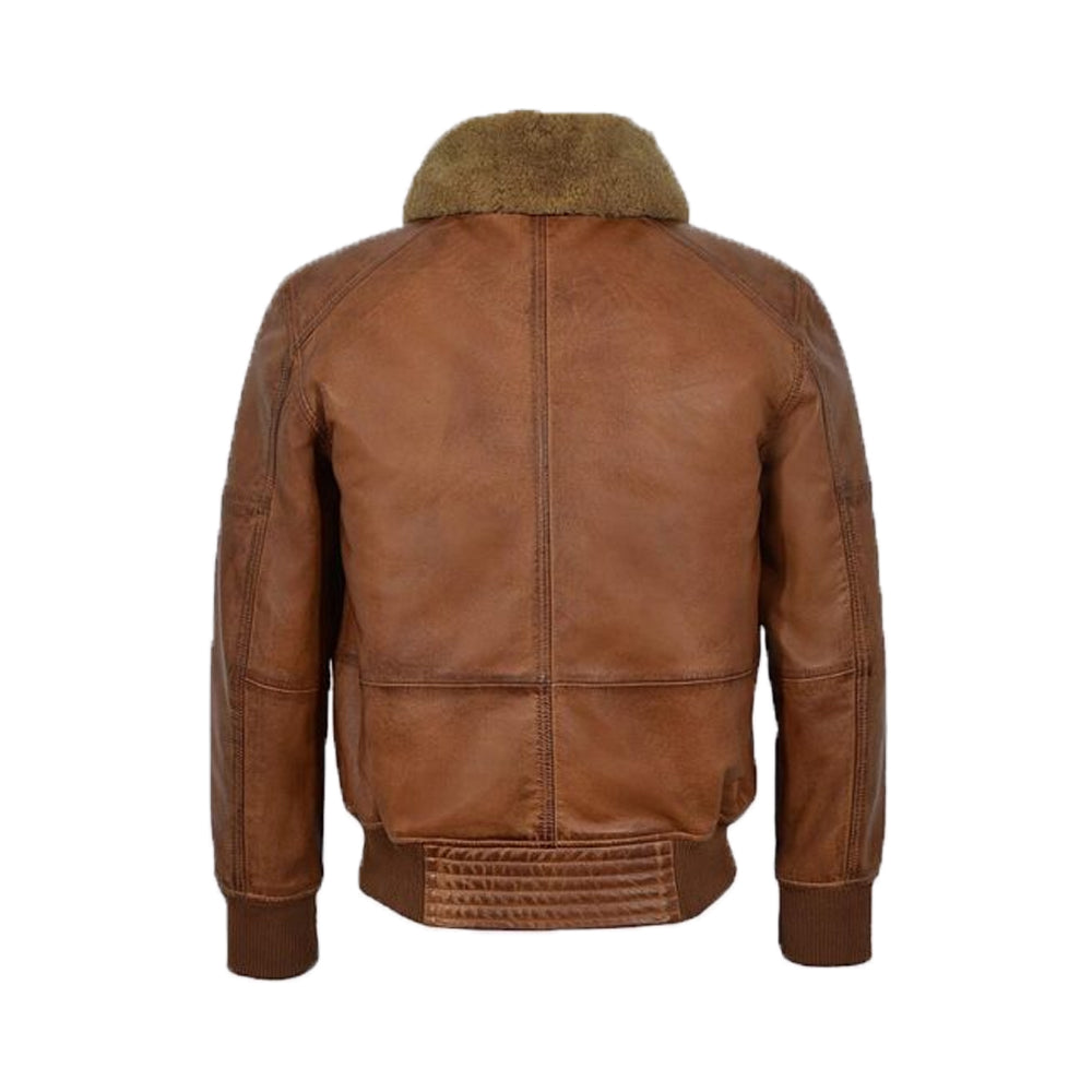 Mens Aviator Shearling Bomber jacket