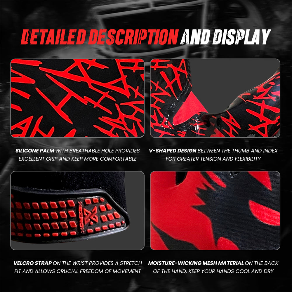 Xezrox Wear Football Gloves – Youth & Adults Kids Sizes