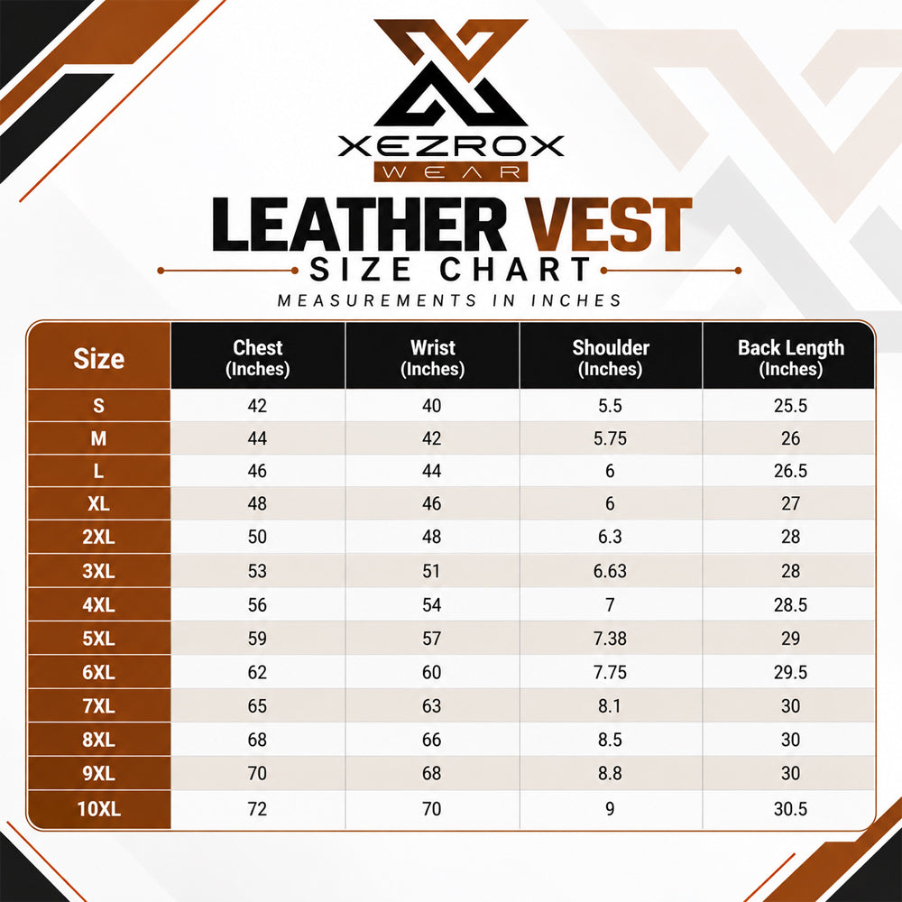 Men’s Touring Leather Riding Vest