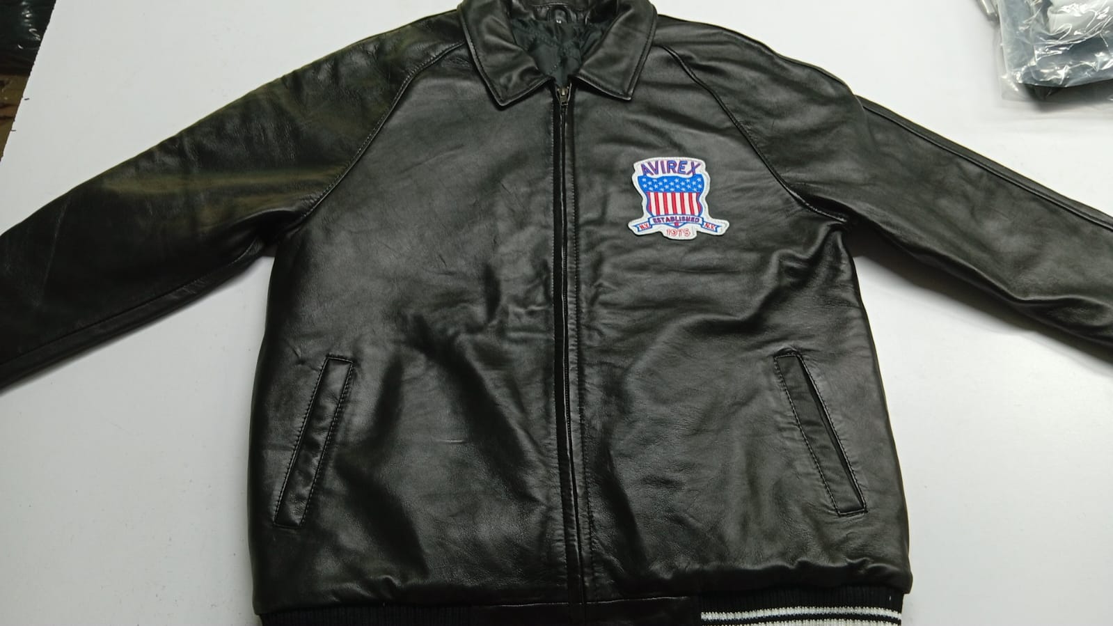 MENS BLACK LEATHER ICON JACKET