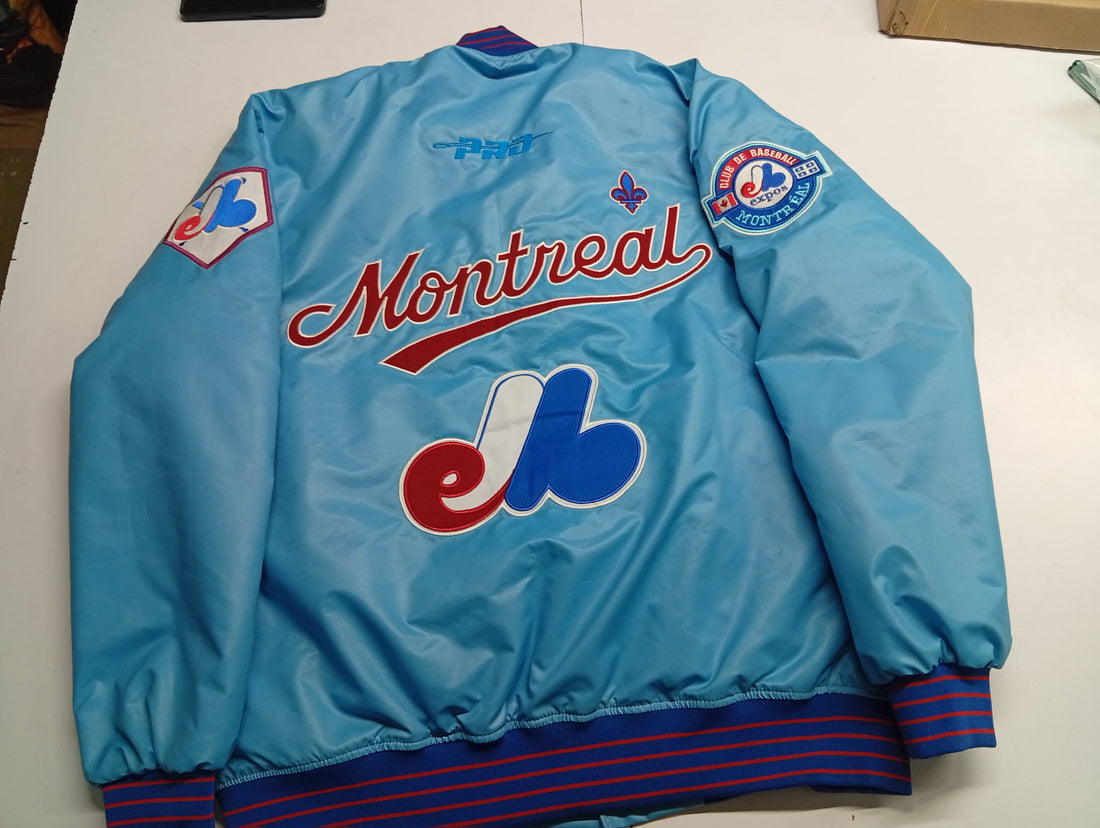 Montreal Expos Logo Game Day Uni Blue Jacket
