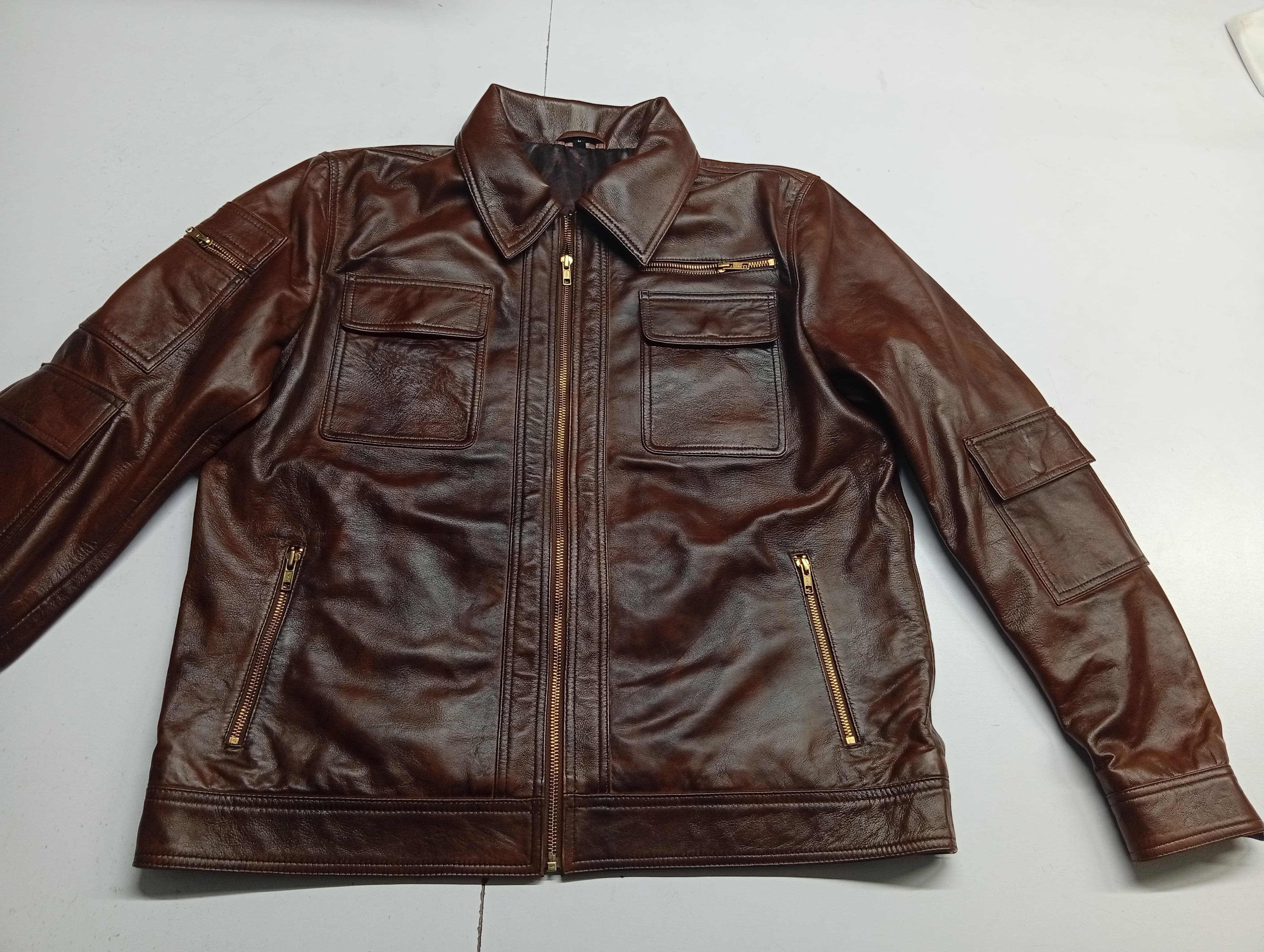 Classic Brown Leather Jacket