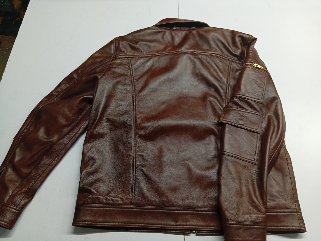 Classic Brown Leather Jacket