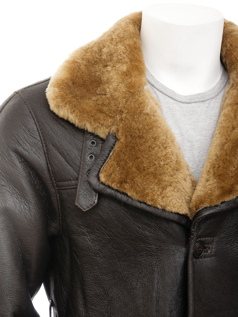 Premium Men Classic Fashion Leather Black Coat