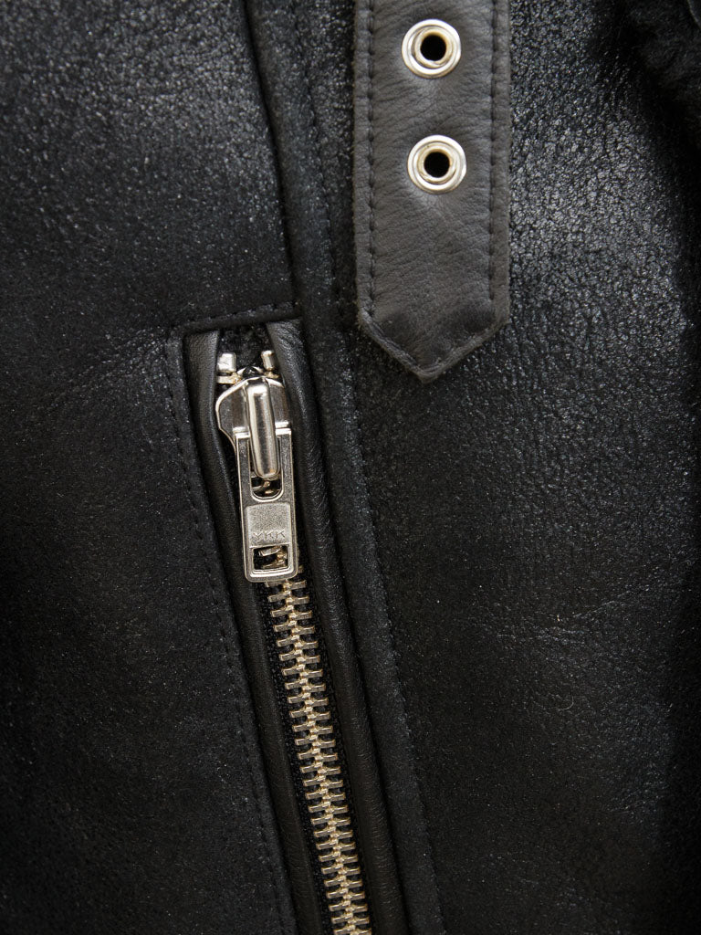 Premium Men Classic Fashion Leather Black Coat