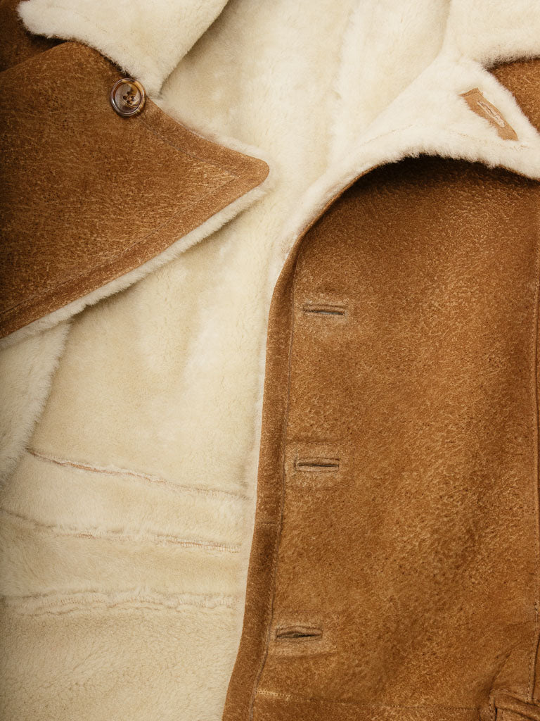 Premium Men Classic Fashion Leather Brown Coat