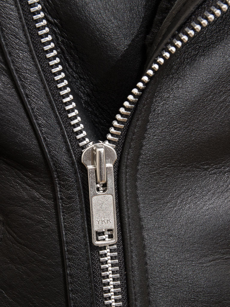 Premium Men Classic Fashion Leather Jacket with Fur Collar