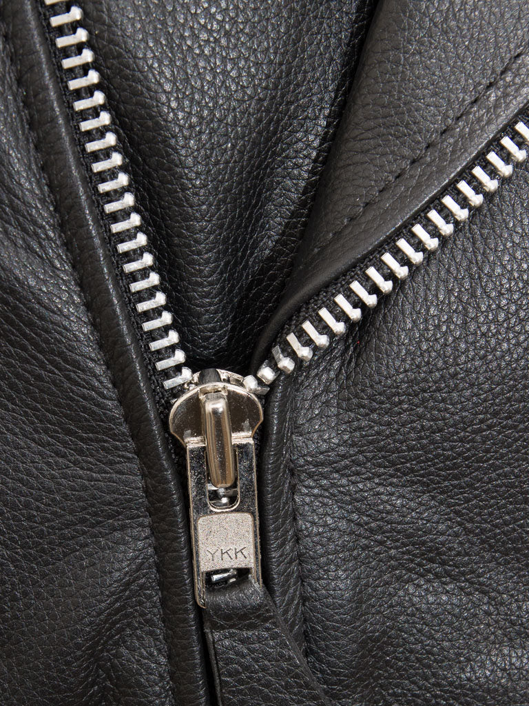 Black Fashion Men Biker Leather Jacket