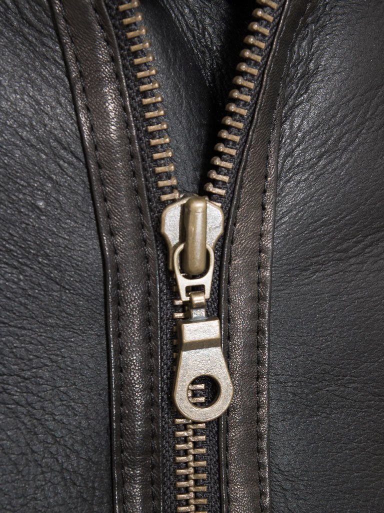 Premium Men Classic Fashion Leather Jacket with Fur Collar