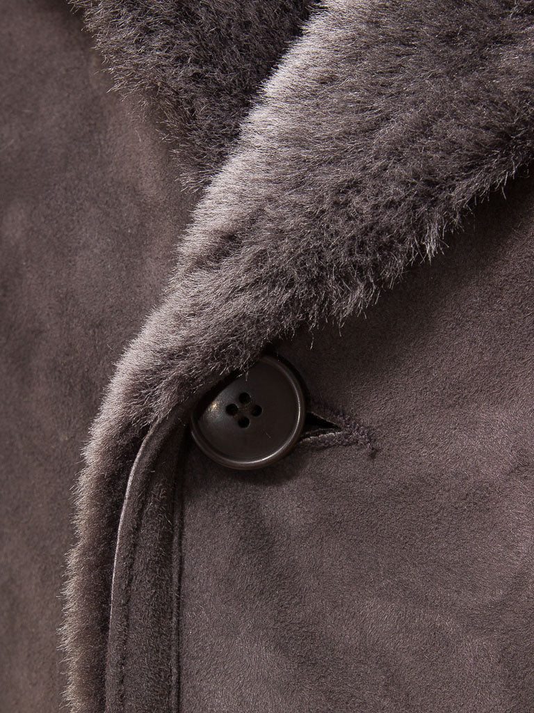 Premium Men Classic Fashion Leather Brown Coat